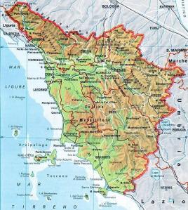Toscana Map